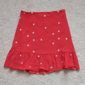 For Love And Lemons Cherry Chiquita Skirt Size S